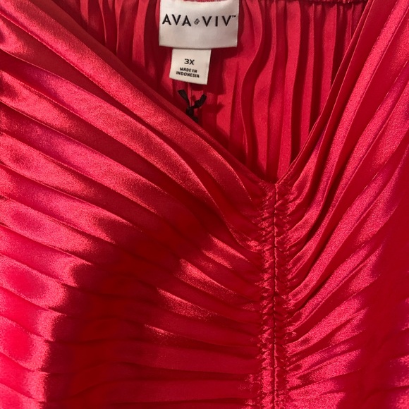 Hot Pink Dress 3X - Picture 3 of 3